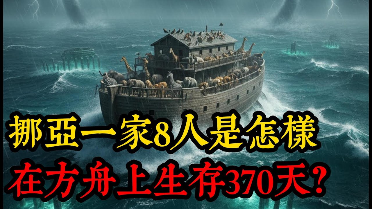 挪亞一家8口在怎樣在諾亞方舟上生存370的？上帝為何選擇這8個人？
