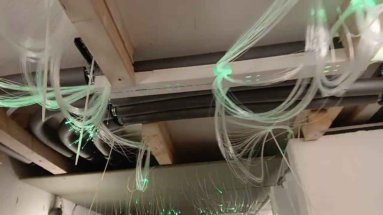 Badezimmer Umbau Trockenbaudecke mit Sternenhimmel  Zwischenstand
