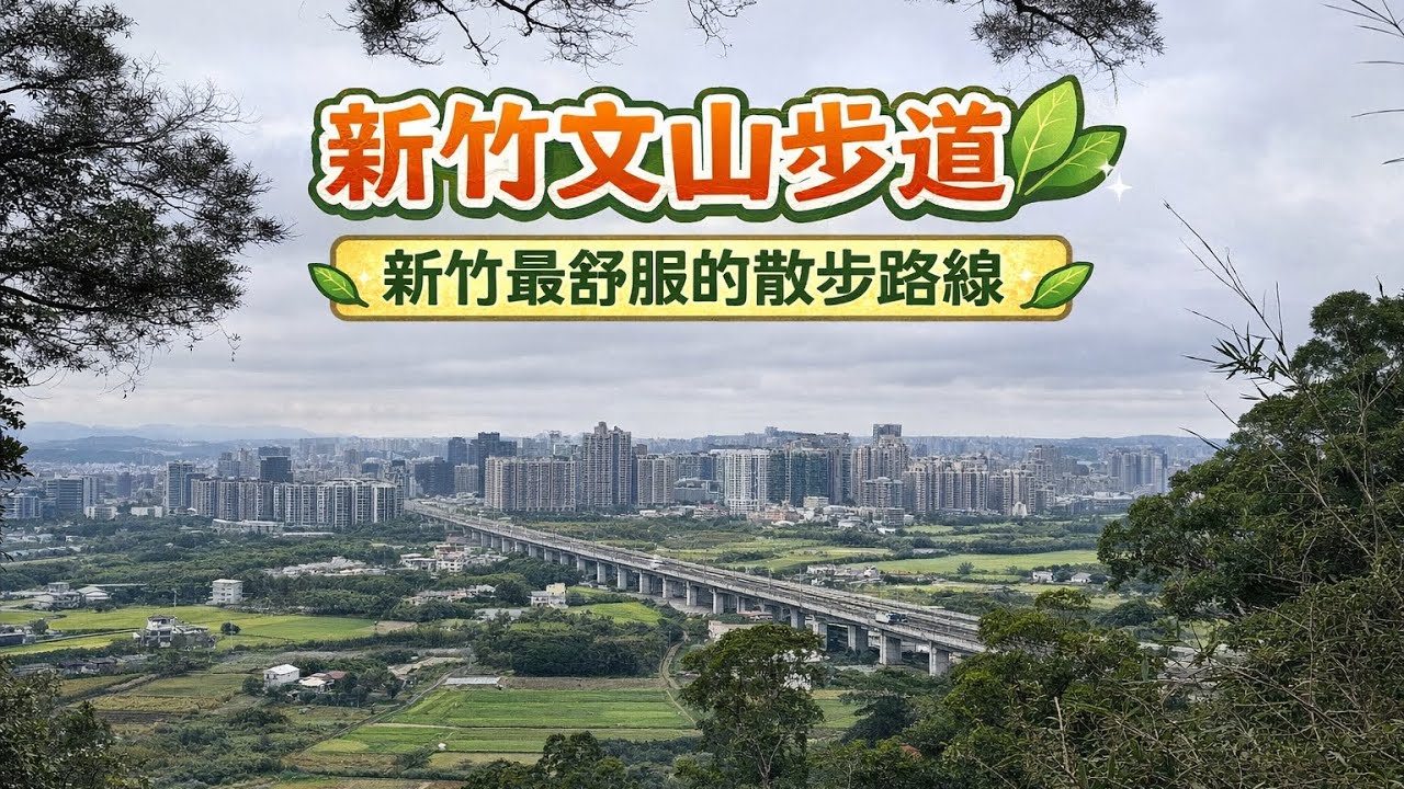 新竹文山步道、30分鐘輕鬆登頂城市旁的森林浴場🌿。