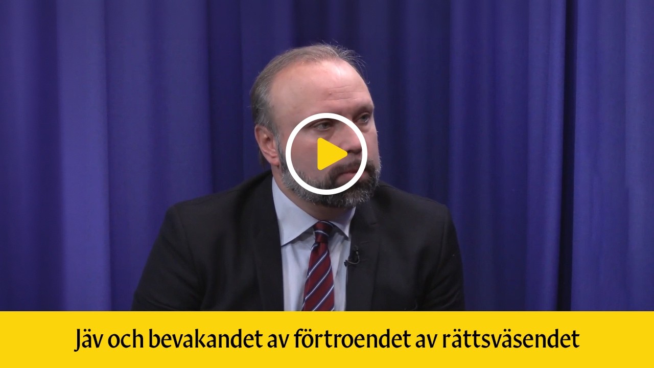 Att vara nämndeman - Del 6: Jäv och bevakandet av förtroendet av rättsväsendet