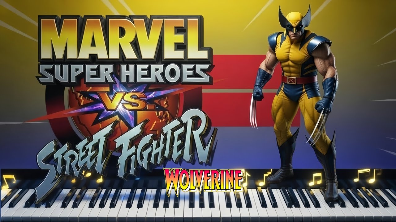 Marvel Super Heroes vs Street Fighter 🕹 Wolverine 🎹MIDI SF2 ORIGINAL🎹