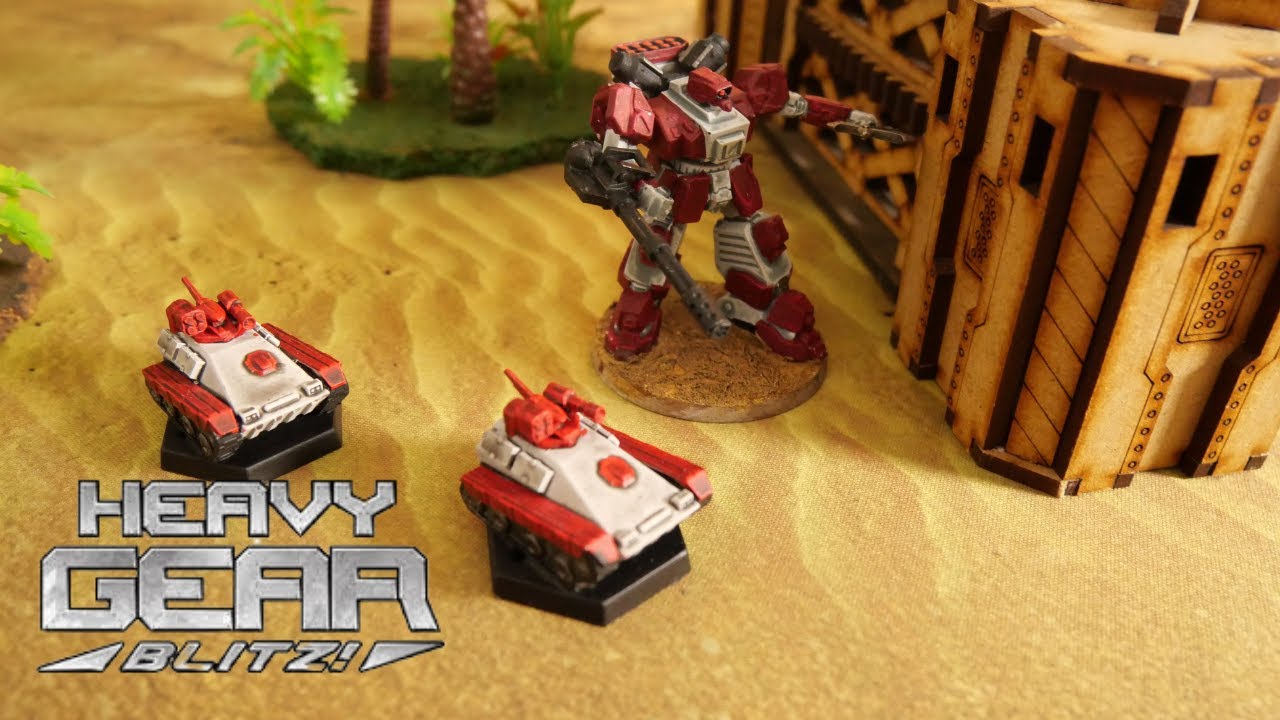 Heavy Gear Blitz Battle Report, Peace River vs The South