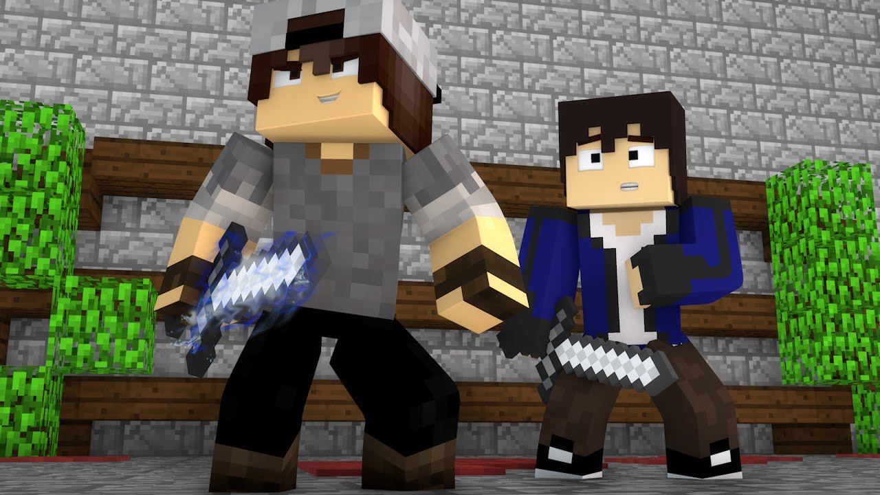 SORTE NO PVP - ESPADA DO ENDER! - MINECRAFT!