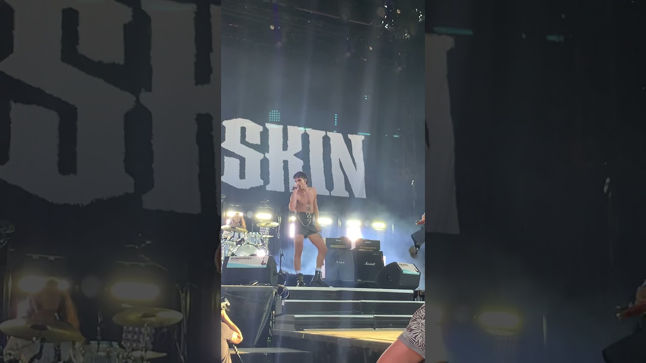 MÅNESKIN - I WANNA BE YOUR SLAVE - DAMIANO STAGE DIVING - LIVE RONQUIÈRES FESTIVAL 2021