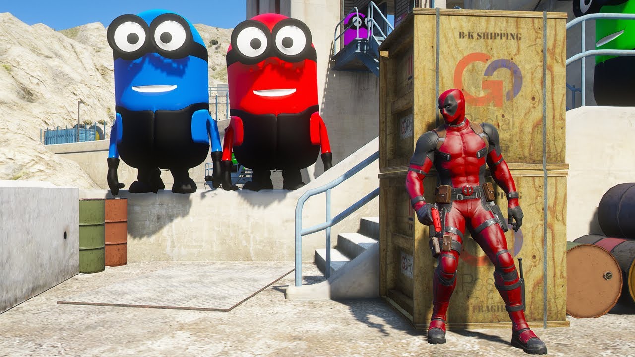 GTA 5 Funny Spiderman vs White Minion Epic Ragdoll Episode. 3