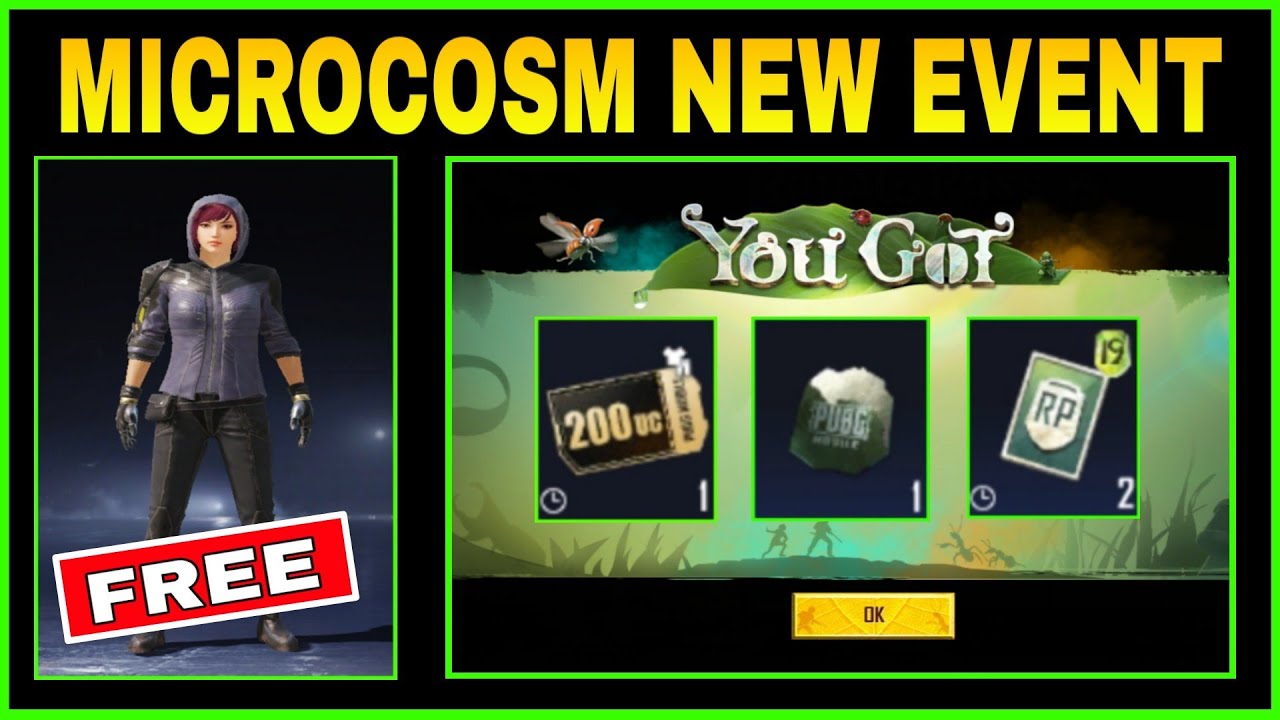 MICROCOSM NEW EVENT IN PUBG MOBILE || GET FREE RP MISSION CARD, COUPONS & OUTFIT ||