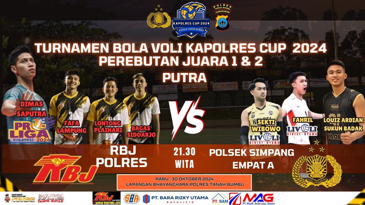 RBJ POLRES VS POLSEK S4 A | KAPOLRESCUP 2024 FINAL