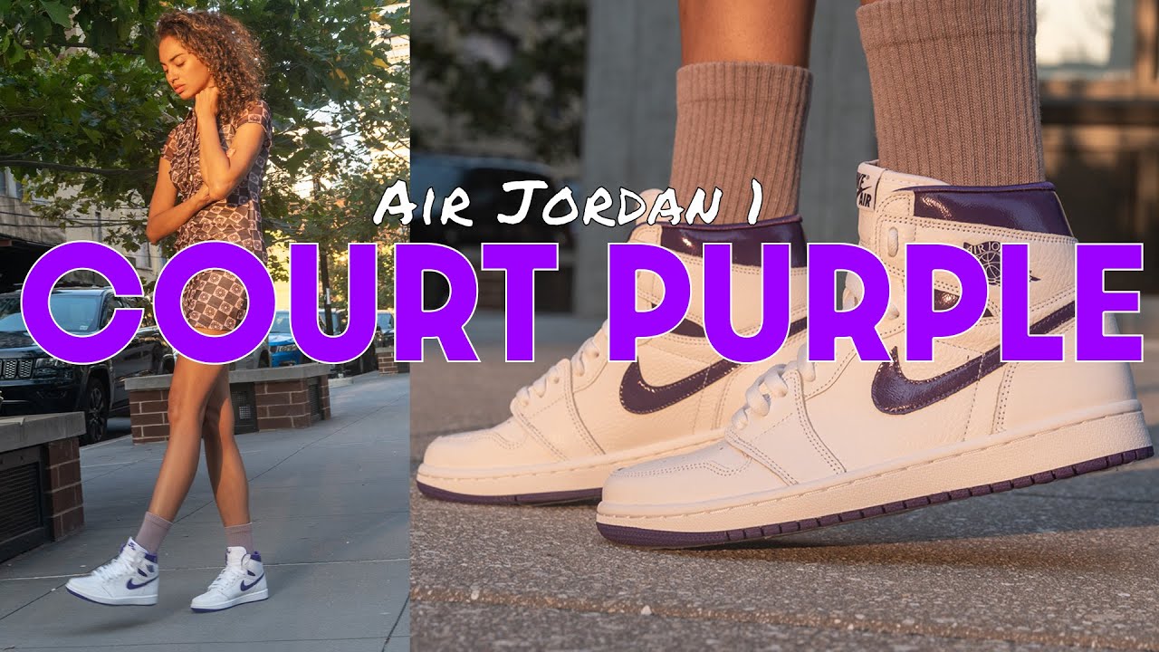 AIR JORDAN 1 COURT PURPLE ON FOOT Review and Styling Haul: A Solid Bargain Jordan 1 Pick?