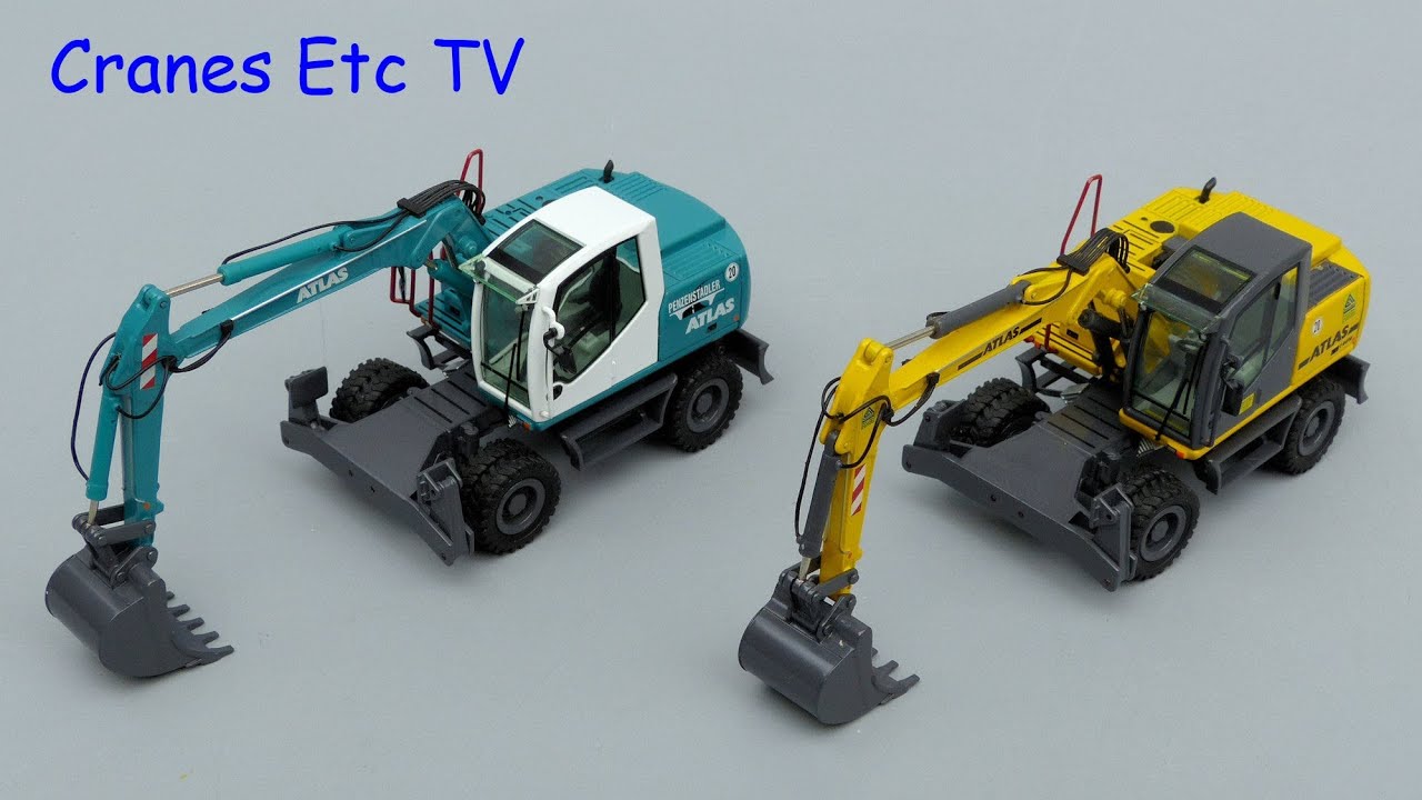 NZG Atlas 140W Mobile Excavator 'Penzenstadler' / 'Bleck' by Cranes Etc TV
