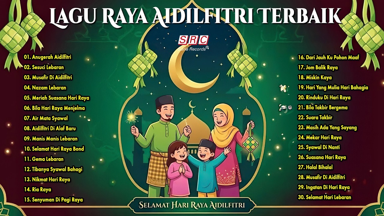 Lagu Raya 2026 Terbaik 🧨 Suasana Raya Penuh Kegembiraan | Koleksi Lagu Hari Raya Aidilfitri