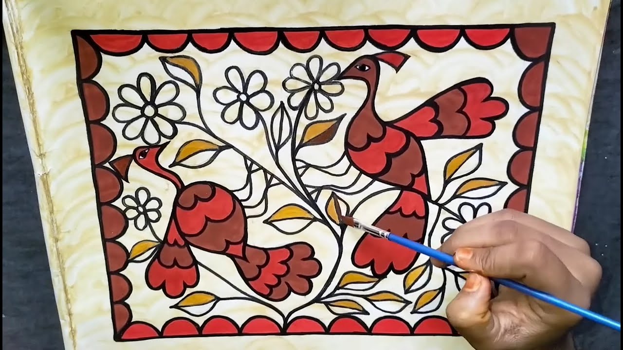 New SOHRAI JHARKHAND TRADITIONAL PAINTING/ /BY ROSHNI