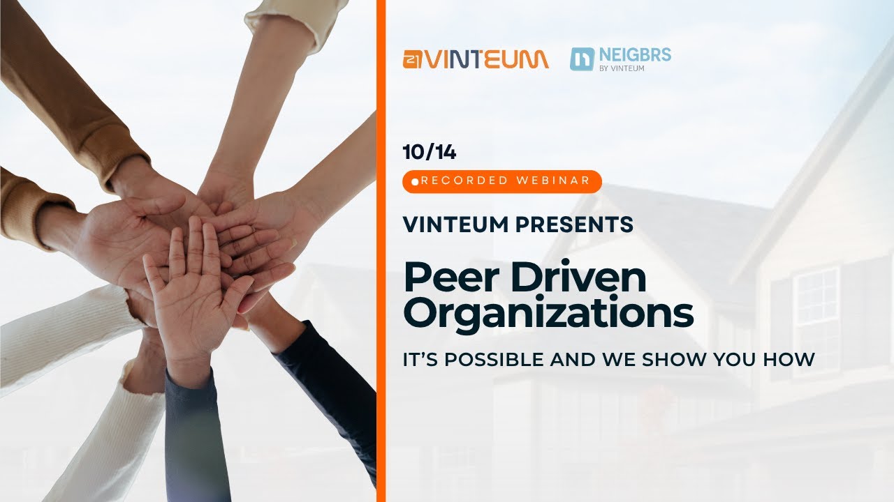 Webinar Peer Driven Organizations - 10/14/25