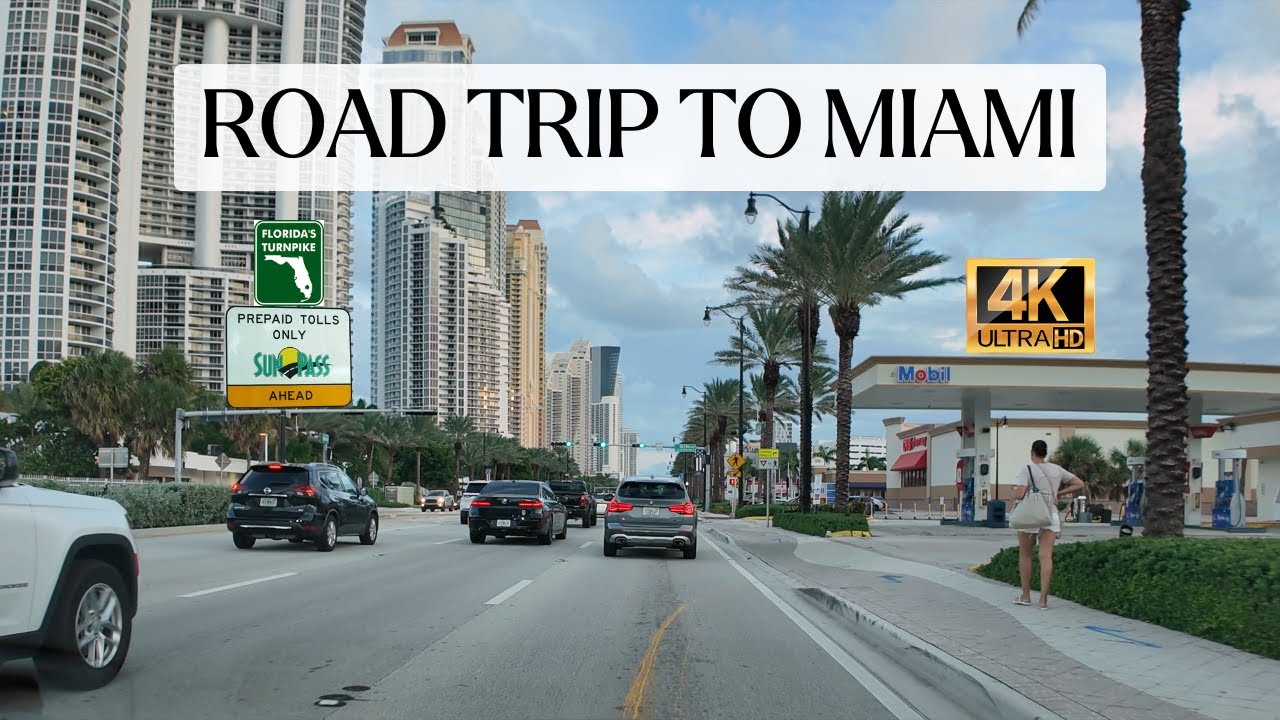 Road Trip Via Florida's Turnpike 🚙 🚦 Palm Beach County 🌴 to North Miami Beach 🏖