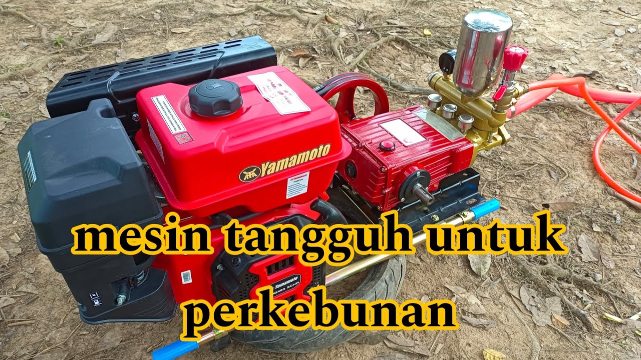 Mesin yamamoto & sanchin 45 untuk pengairan kebun. Dijamin semburannya bisa sampai 1000 meter