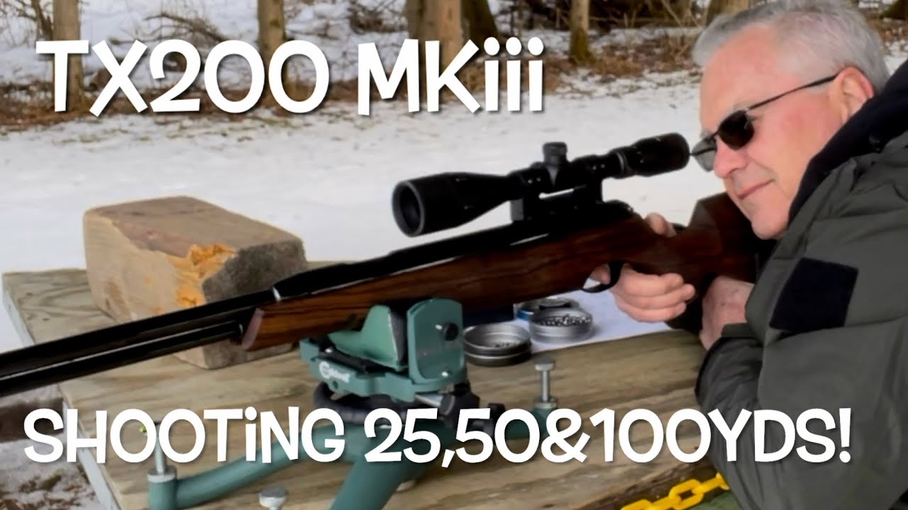 Первая поездка на стрельбище Air Arms TX200 MKIII на 25, 50 и 100 ярдов