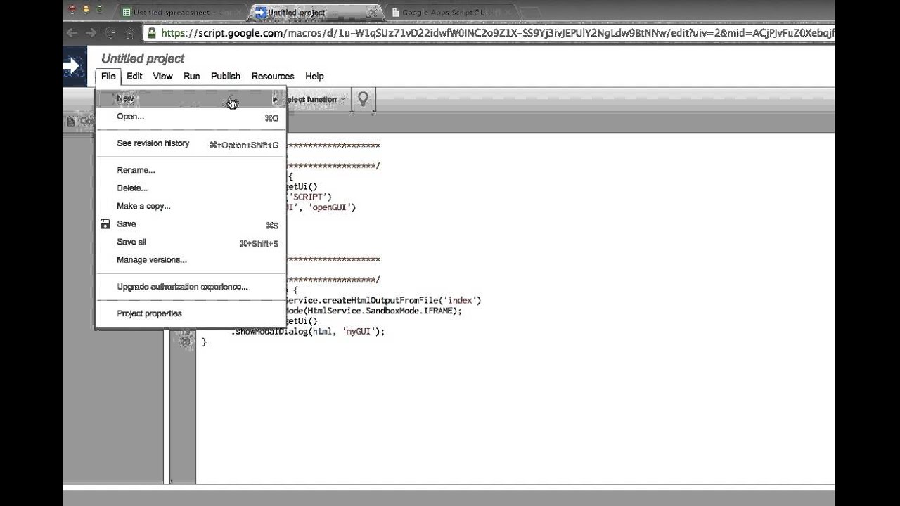 use html service