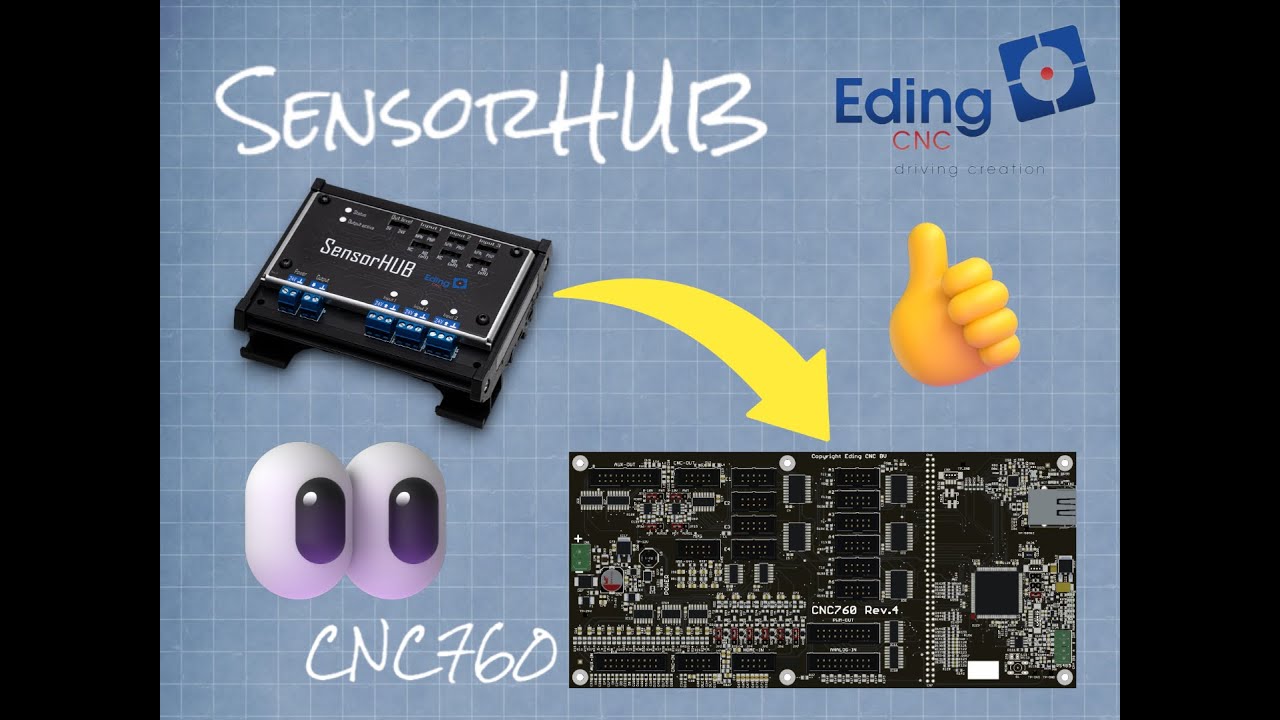 💡EdingCNC SensorHUB connected to CNC760 - English