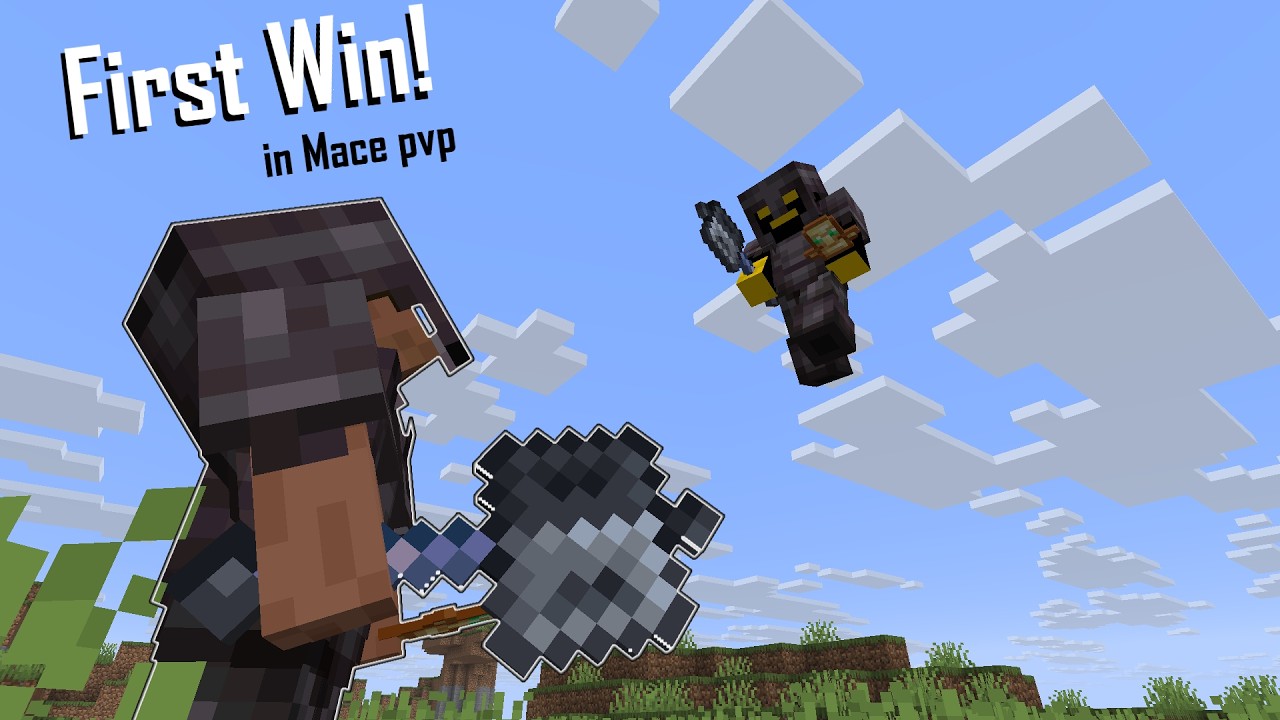 Mace PvP First Win!