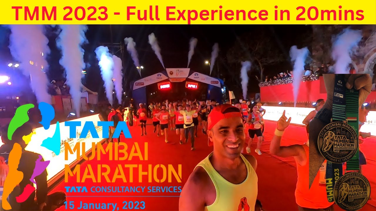 Tata Mumbai Marathon 2023 - Personal Best Time - Don't miss complete experience in Just 20min #tmm