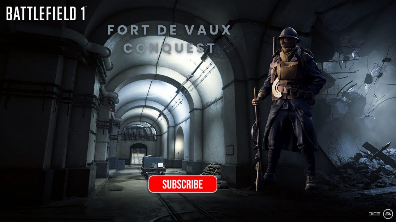 Battlefield 1 Gameplay | Fort De Vaux_Conquest | Peroni 1908 unlocked | 12 - 14
