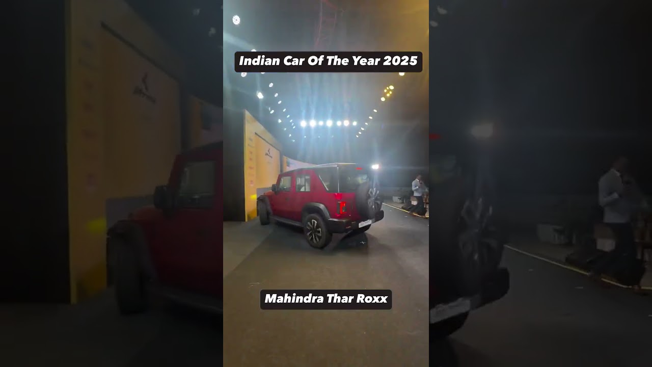 The ICOTY 2025 winner is the @mahindrathar Roxx! Do you agree?