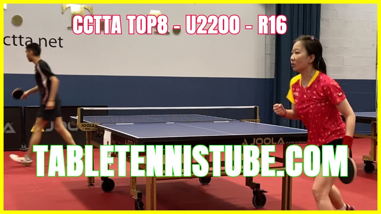 Zakria [2023] vs Mia Dong [Unrated] - Round of 16 - CCTTA Top 8 (U2200) - 28 July 2024 #tabletennis