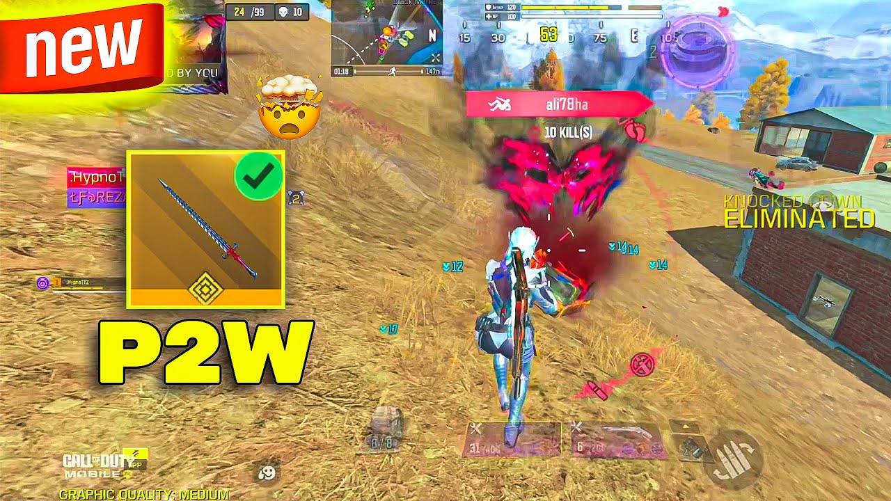*NEW* LEGENDARY SWORD is PAY TO WIN | INTENSE FIGHT in COD MOBILE