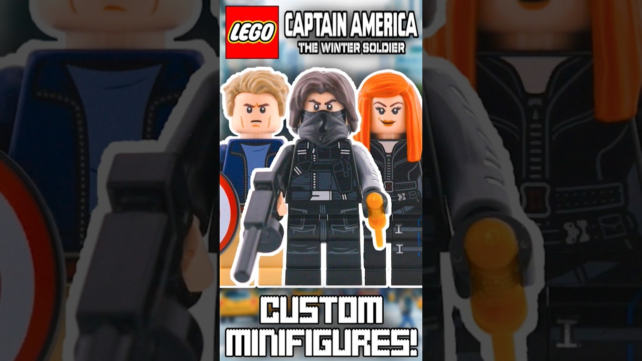 Lego Captain America: The Winter Soldier Minifigures!