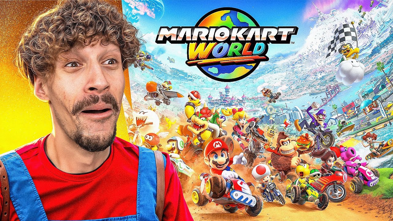 UN FAN DE NINTENDO DÉCOUVRE MARIO KART WORLD !
