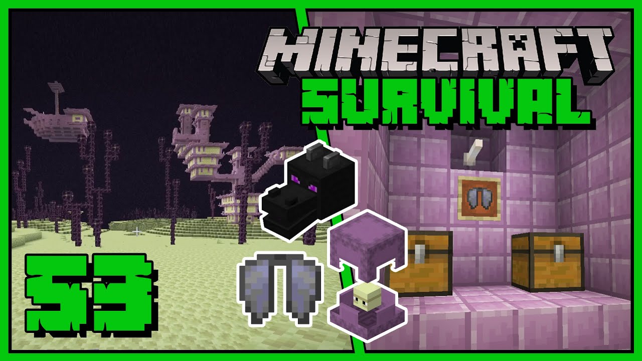 Minecraft 1.21 - miasto endu i elytra, czyli podbijamy END CITY | Survival i Poradnik #53