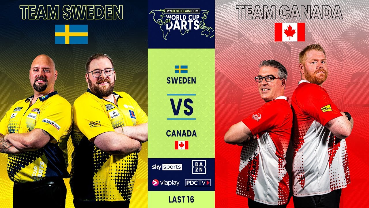 PDC World Cup of Darts 2023 06 17 - Sweden vs Canada - HUN