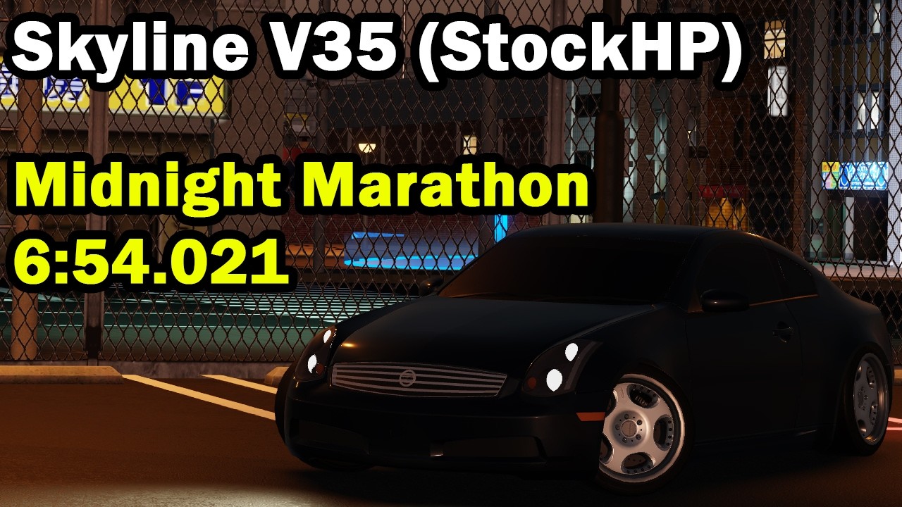GDBFB StockHP V35 Midnight Marathon 6:54.021 | Midnight Racing: Tokyo