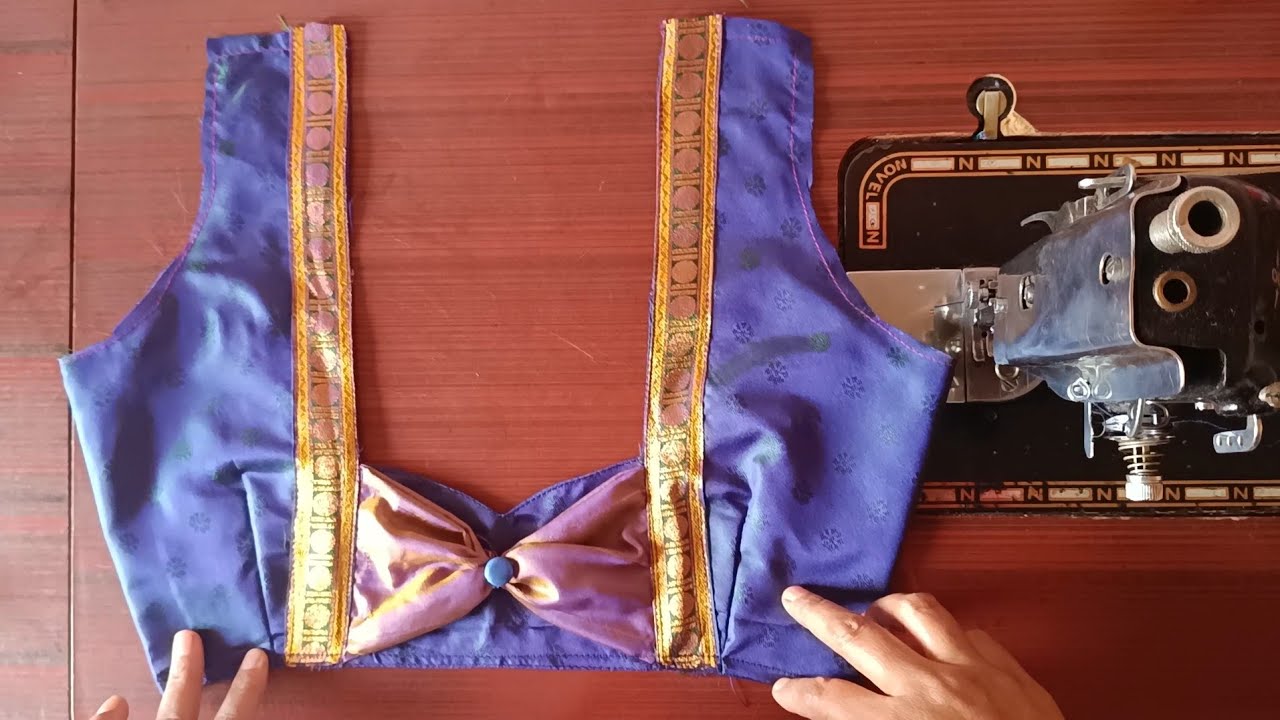 Blouse Kathapasun Sundar Neck Design | Easy Blouse Neck Cutting