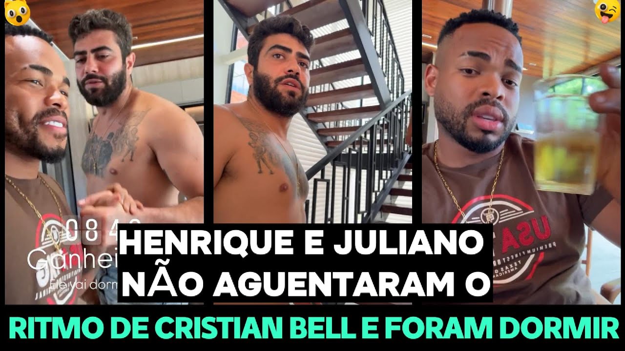 CRISTIAN BELL COLOCA HENRIQUE & JULIANO PARA DORMIR E VAI PESCAR NO LAGO DA FAZENDA!