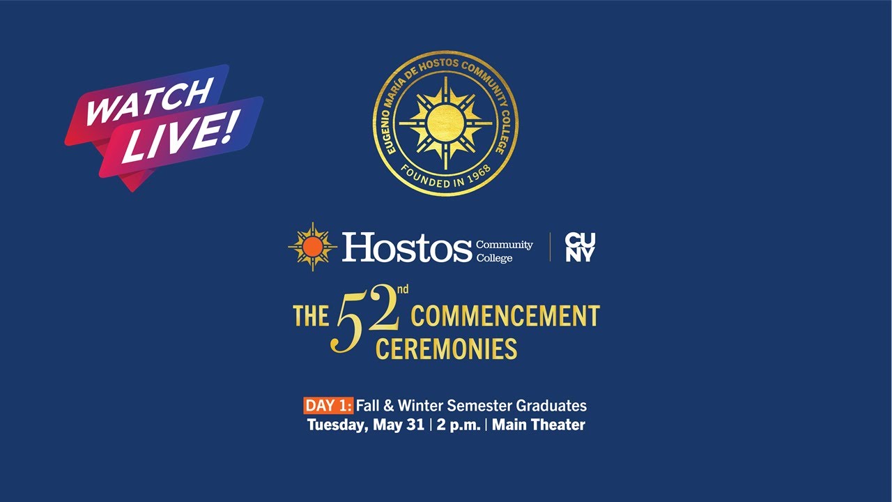 Hostos Community College - Class of 2022 Commencement Ceremony.