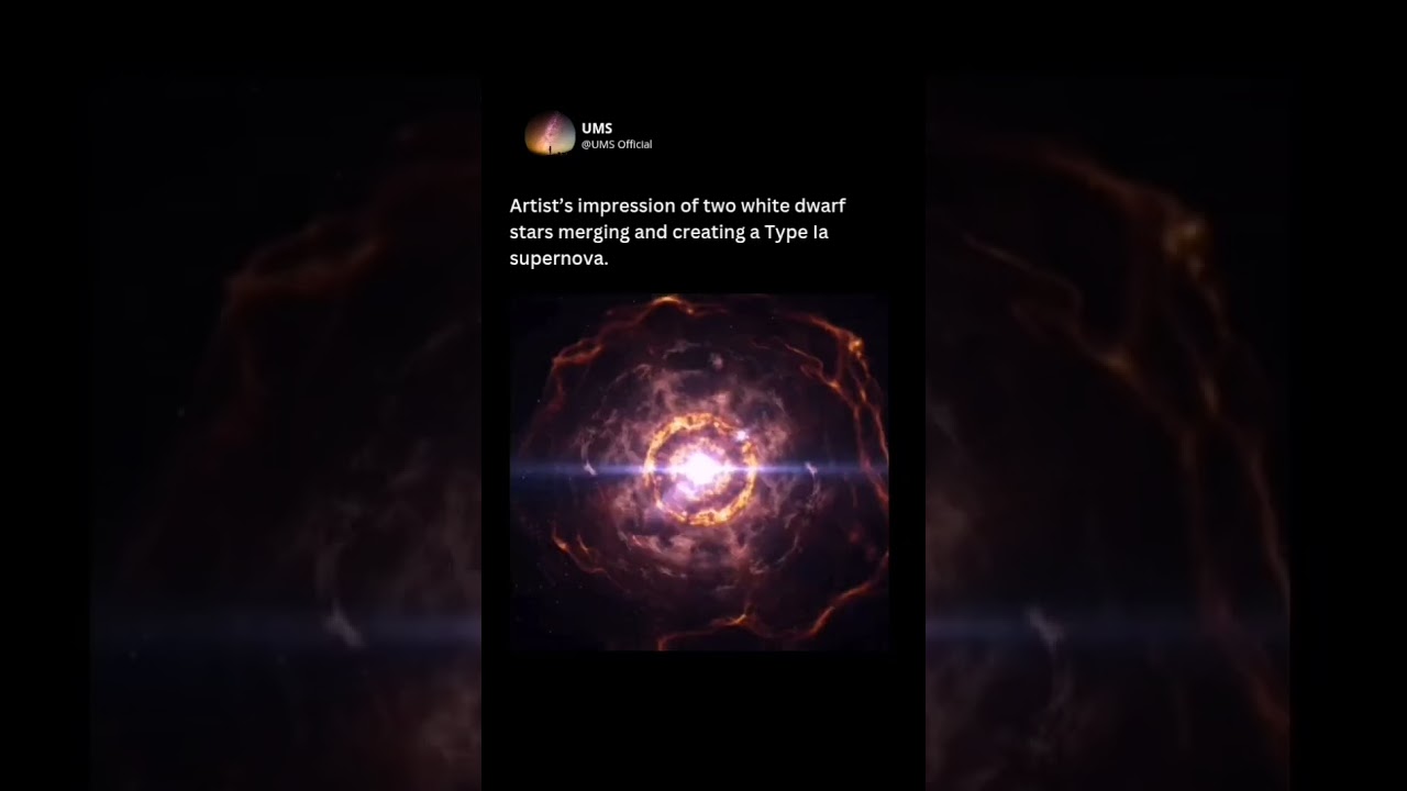 Type Ia supernova #supernova #space #shorts