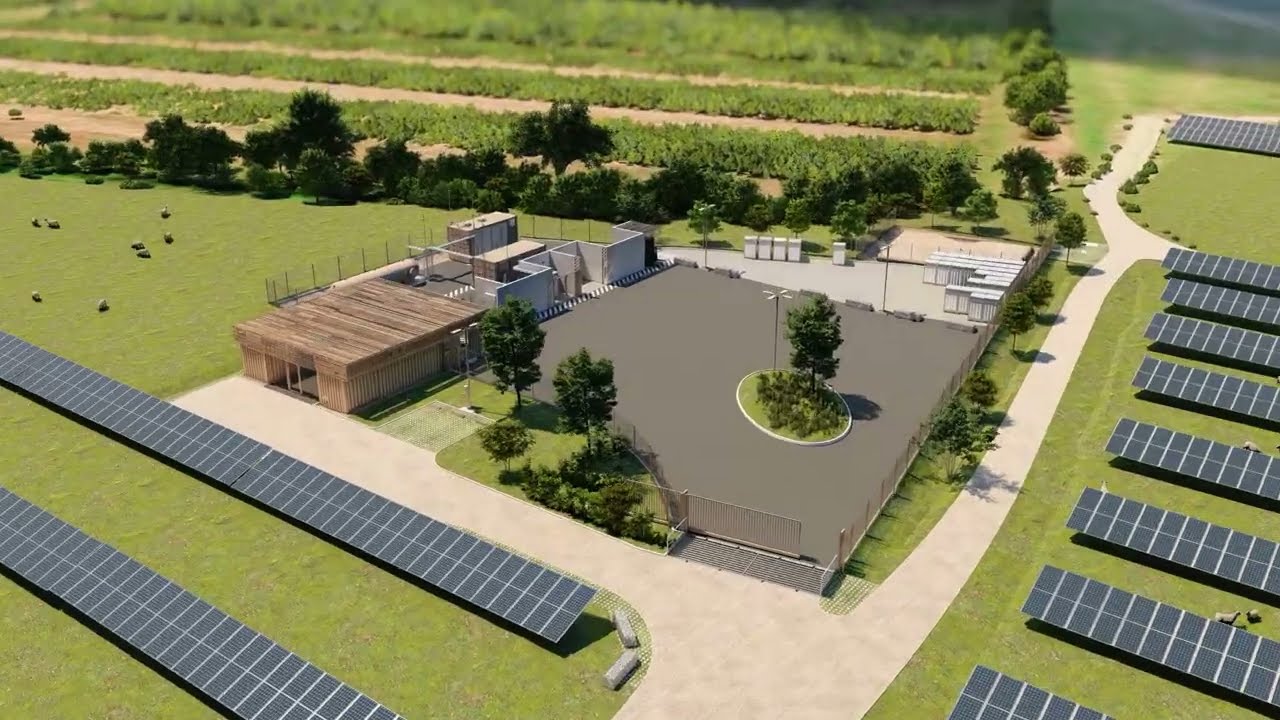 Unité de production d'hydrogène renouvelable - Folell'Hy   Corsica Sole
