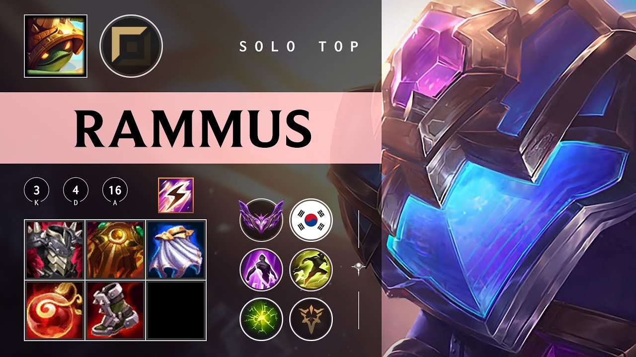 Rammus Top vs Renekton - KR Master Patch 26.01