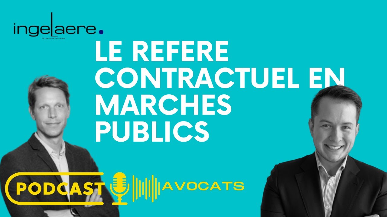 LE REFERE CONTRACTUEL EN MARCHE PUBLIC