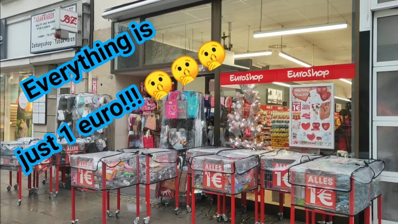 இவ்ளோ பொருட்களும் வெறும் 1euro தானா!!! | Shopping in 1 euro shop | shopping haul vlog in germany