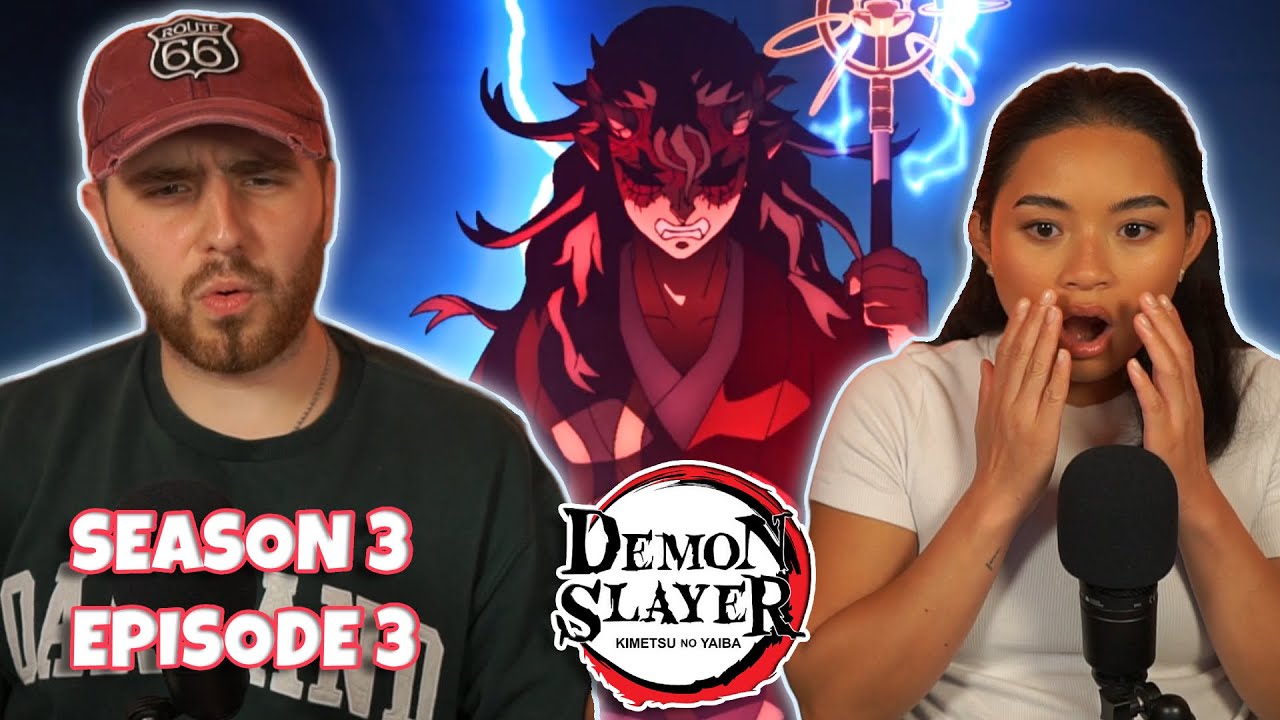 WTF?! THIS IS CRAZY!! - Girlfriend Reacts To Demon Slayer Season 3 Episode 3 REACTION + REVIEW!