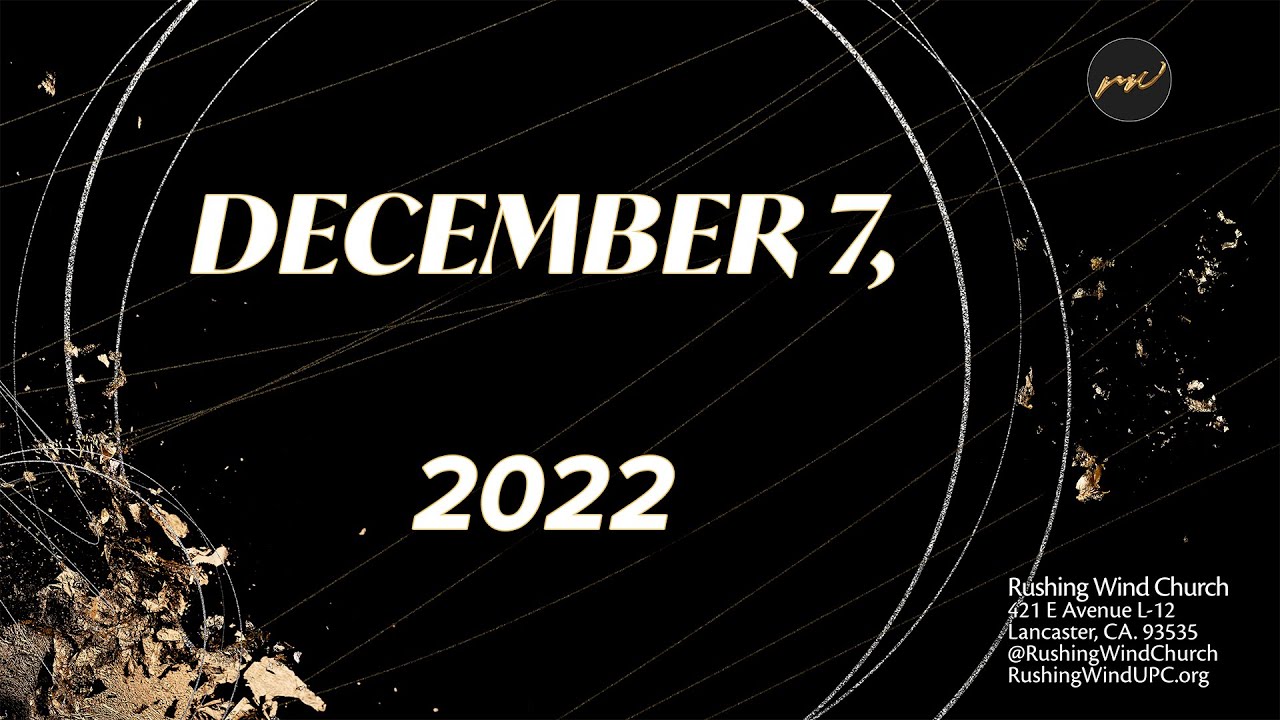 2022-12-07 Rushing Wind Church: A New Type of Government by Pastor Sean Manzano