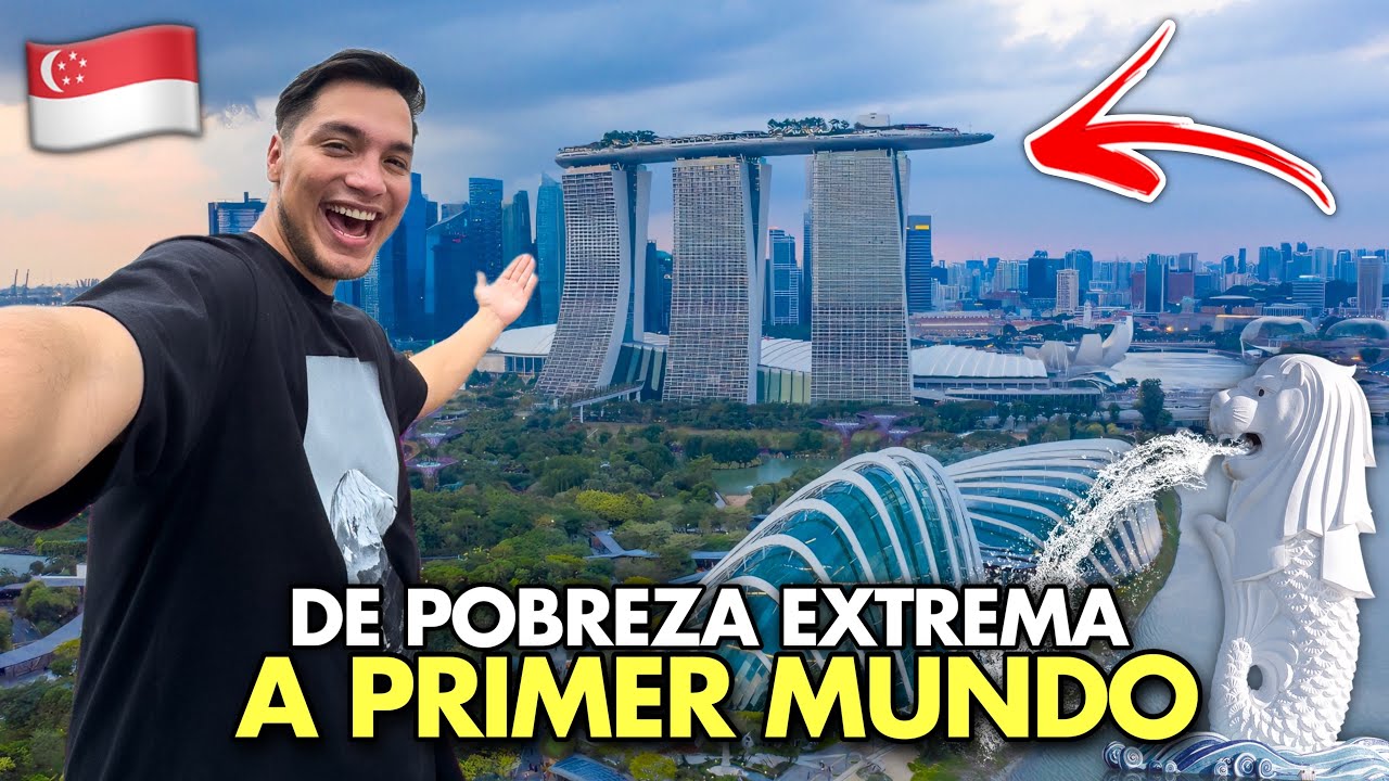 ¡LLEGAMOS a SINGAPUR! 🇸🇬😱 El país más RICO de ASIA
