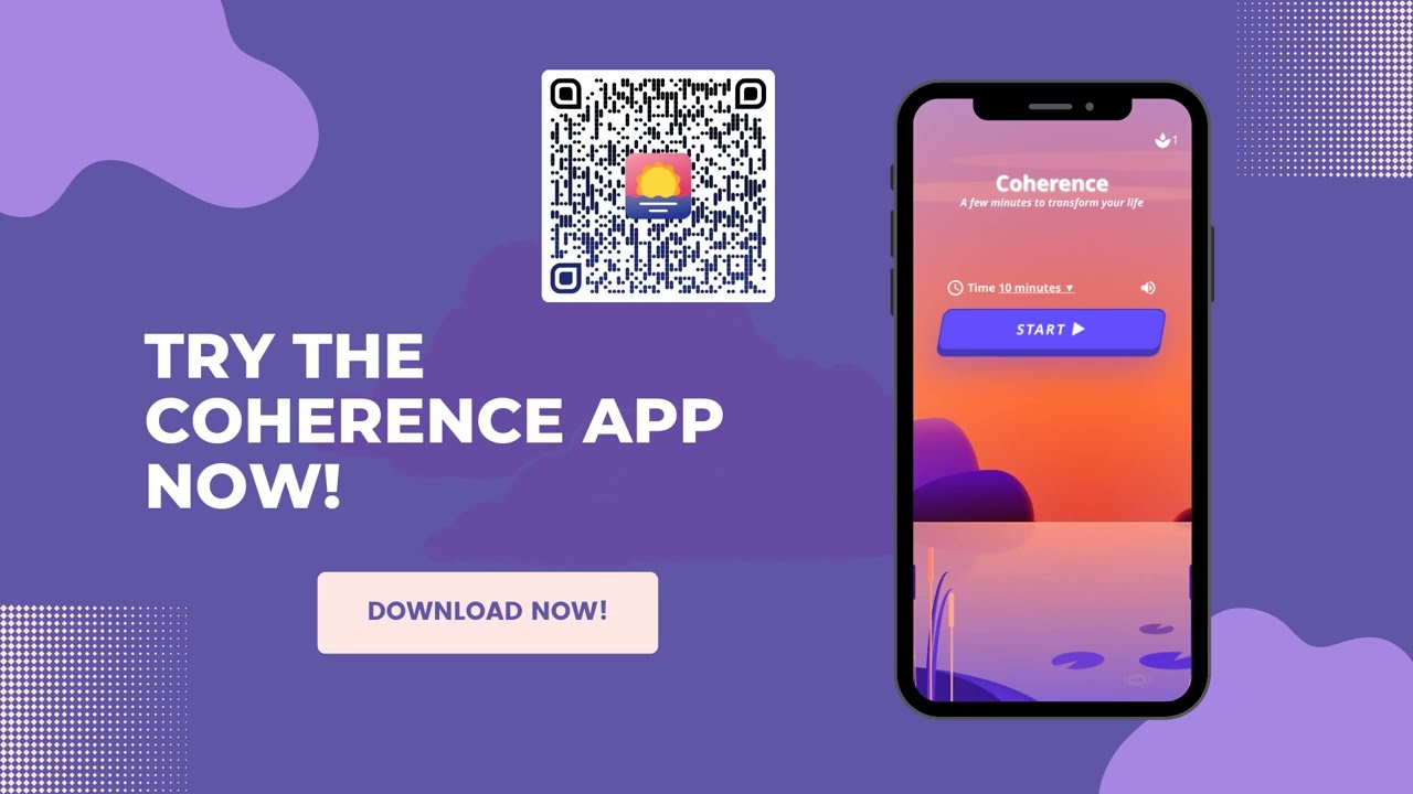 Cardiac Coherence App first time introduction