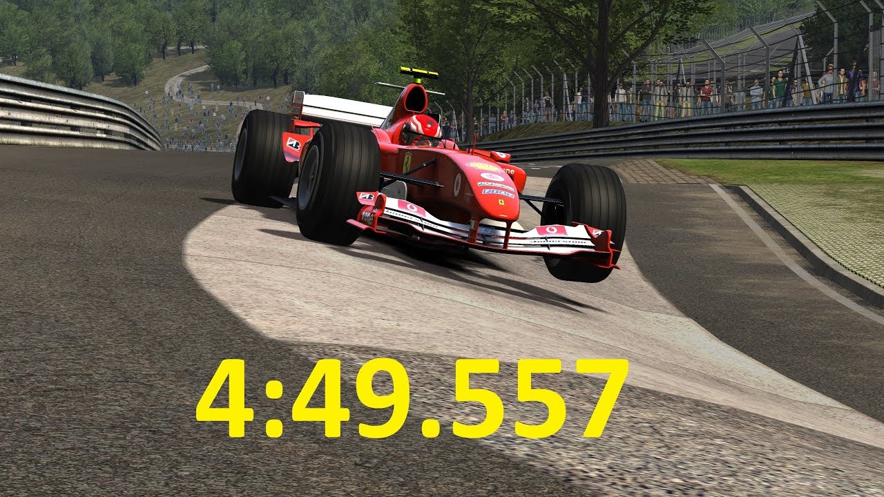 Ferrari F2004 Nordschleife ex World Record* 4:49.557 Assetto Corsa + Donut + Setup