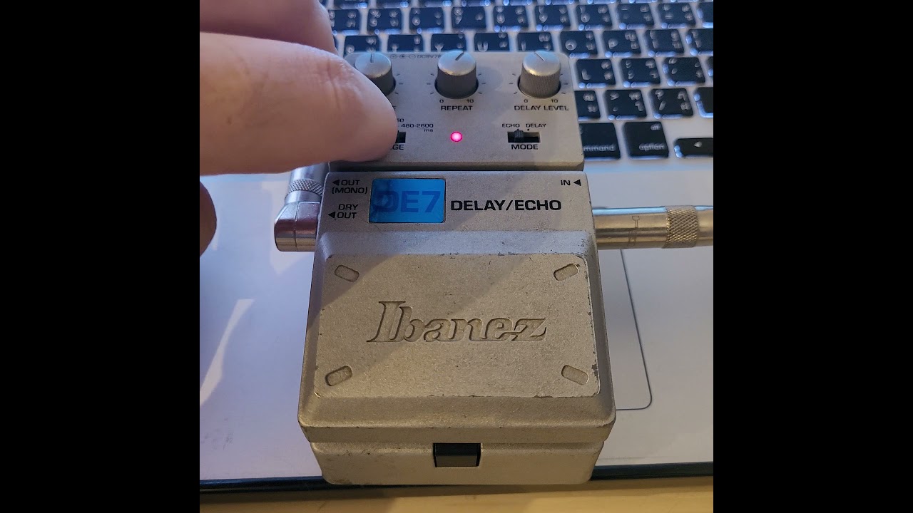 Test Ibanez DE7 Delay/Echo