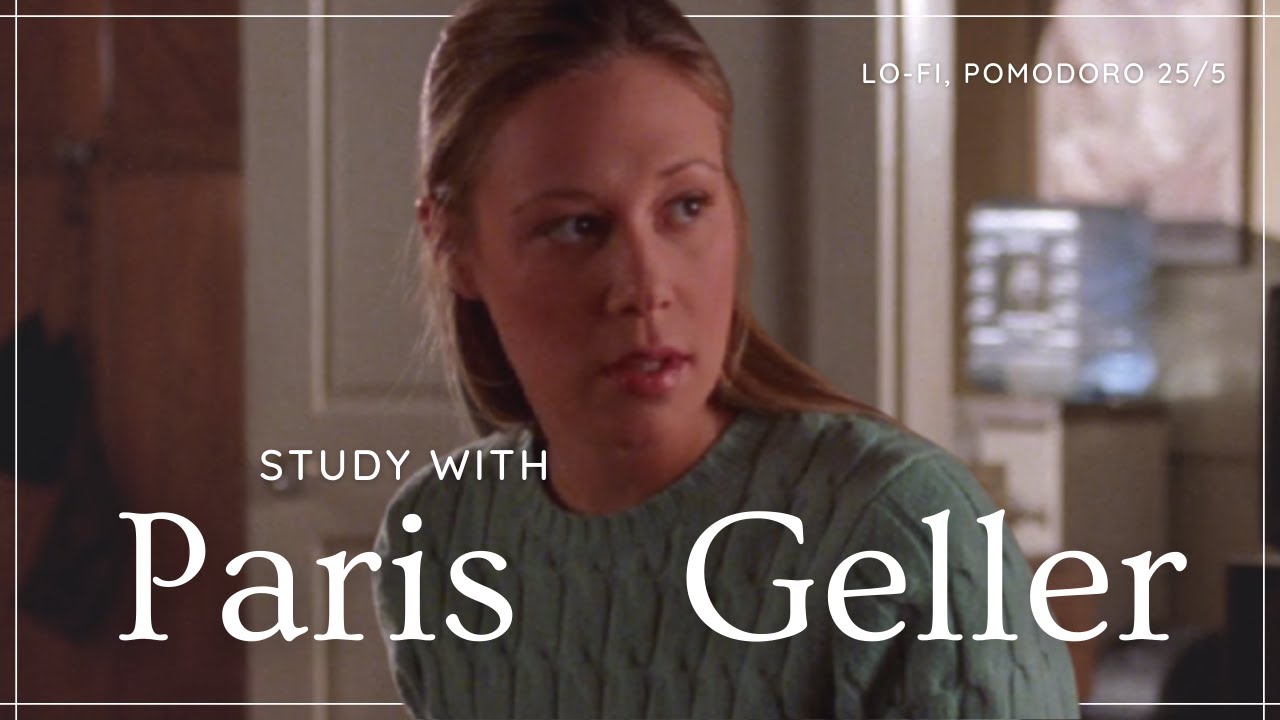 Study With Paris Geller | Pomodoro Timer, 3 Sessions | Chill Lo-fi Music Playlist
