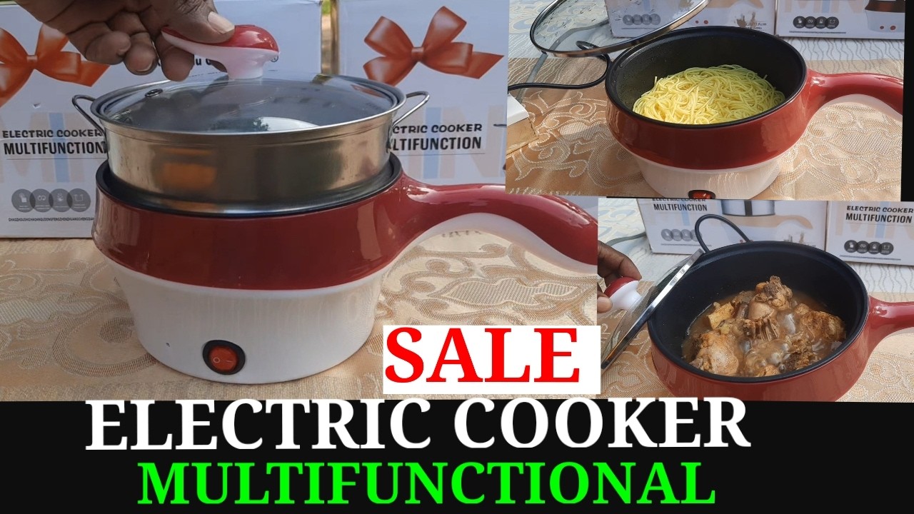 ELECTRIC COOKER MULTI FUNCTIONAL මෙහෙම උයන්න පුළුවන් නම් ඔයා ආශාවෙන් උයනවා ඒක ෂුවර් ලේසිම ලේසියි
