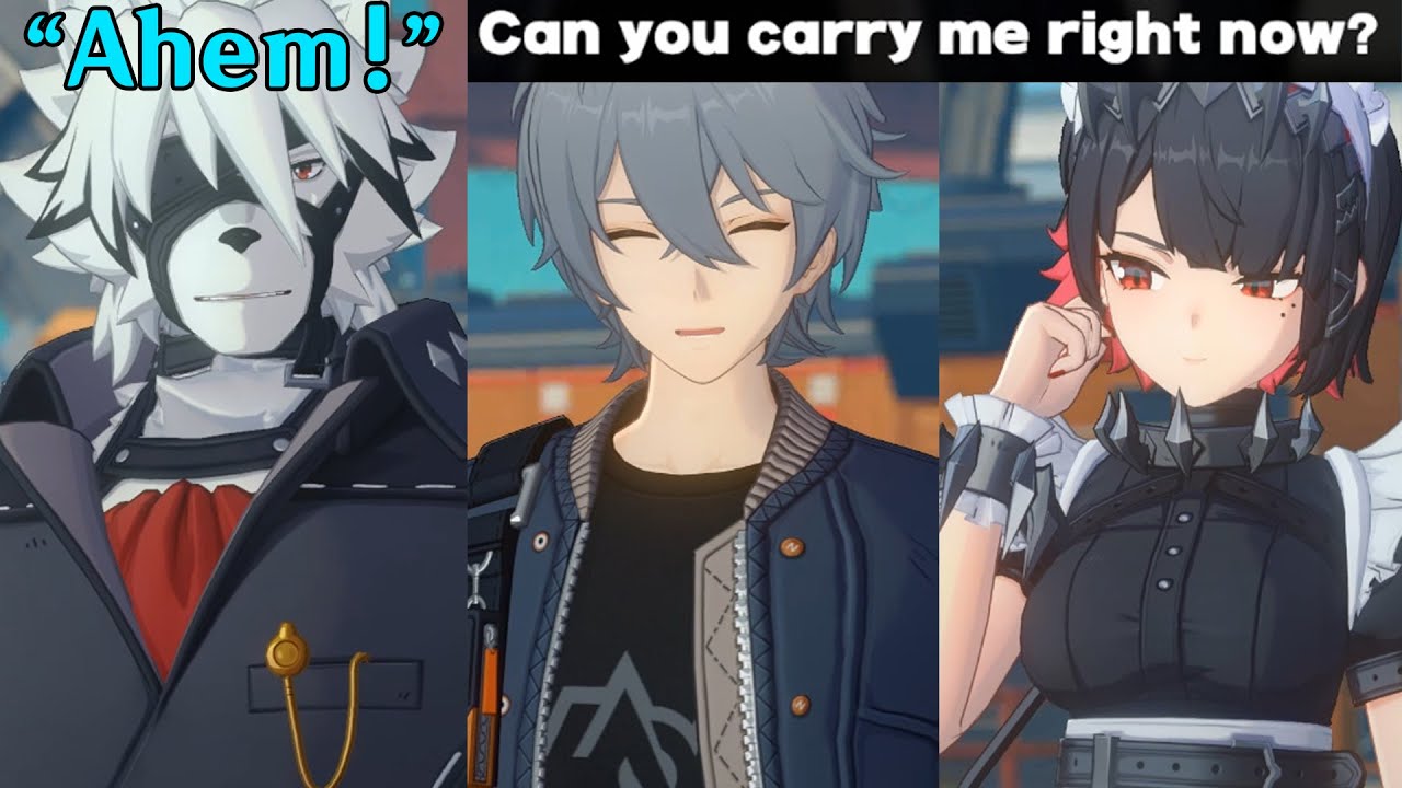 Lycaon response if Wise tries to flirt with Ellen during a job | Zenless Zone Zero