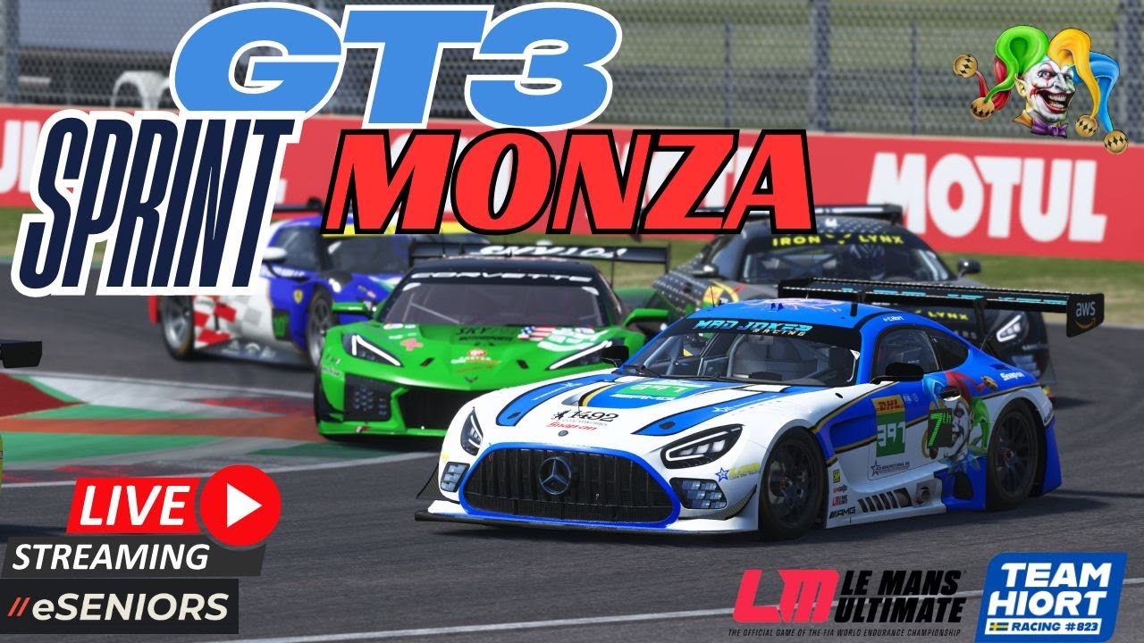 GT3 Sprint Race at MONZA | eSeniors LMU S20 R2– Mad Joker Virtual